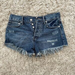 Free people Jean shorts size 25